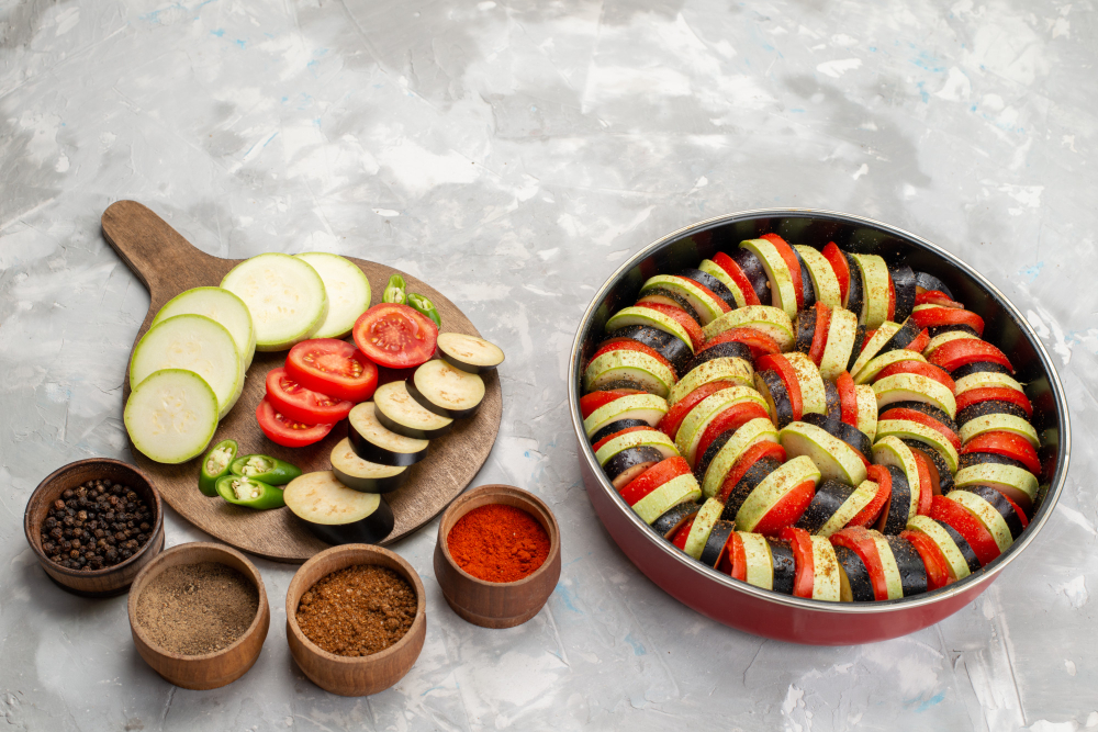 Recette de tian de légumes à la provençale