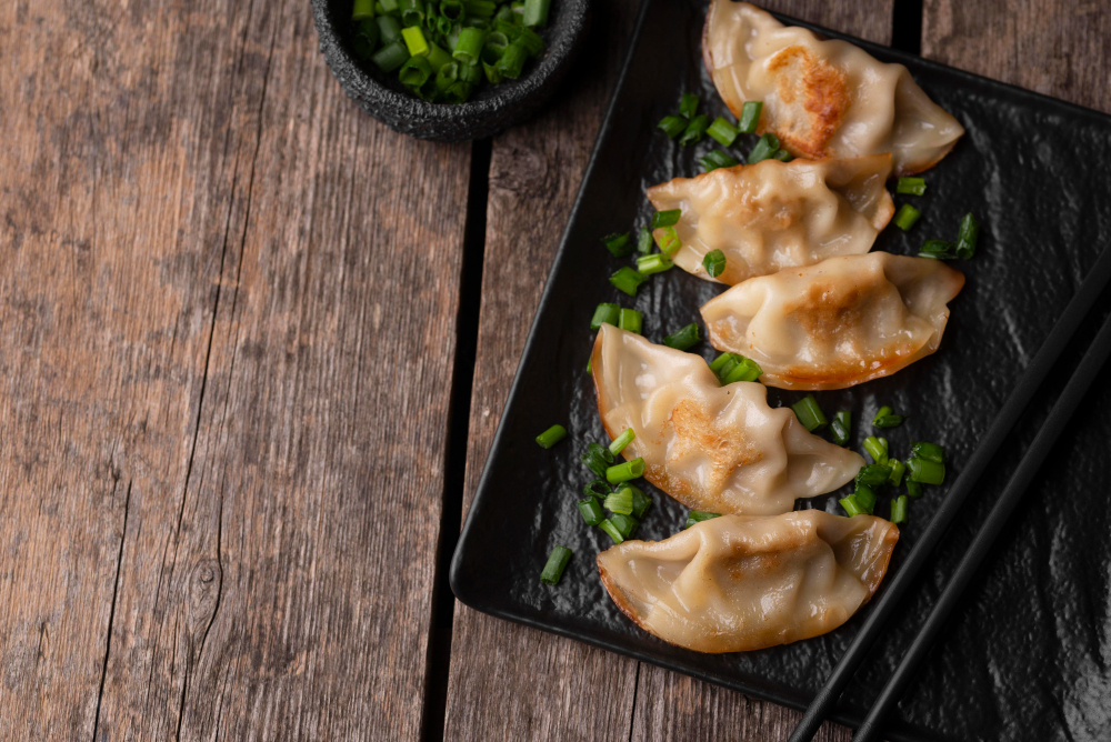 Recette de ravioles gyozas maison (poulet, légumes,&nbsp;crevette)