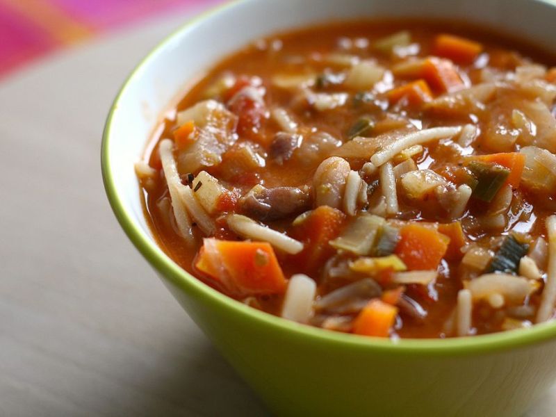 La recette de la soupe&nbsp;minestrone