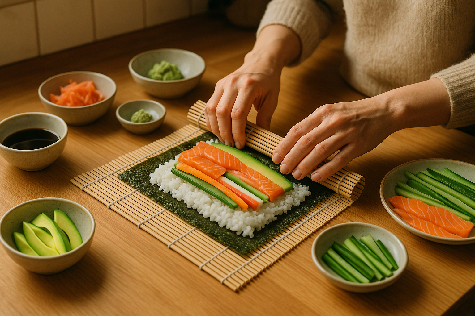 Recette facile pour préparer des makis maison