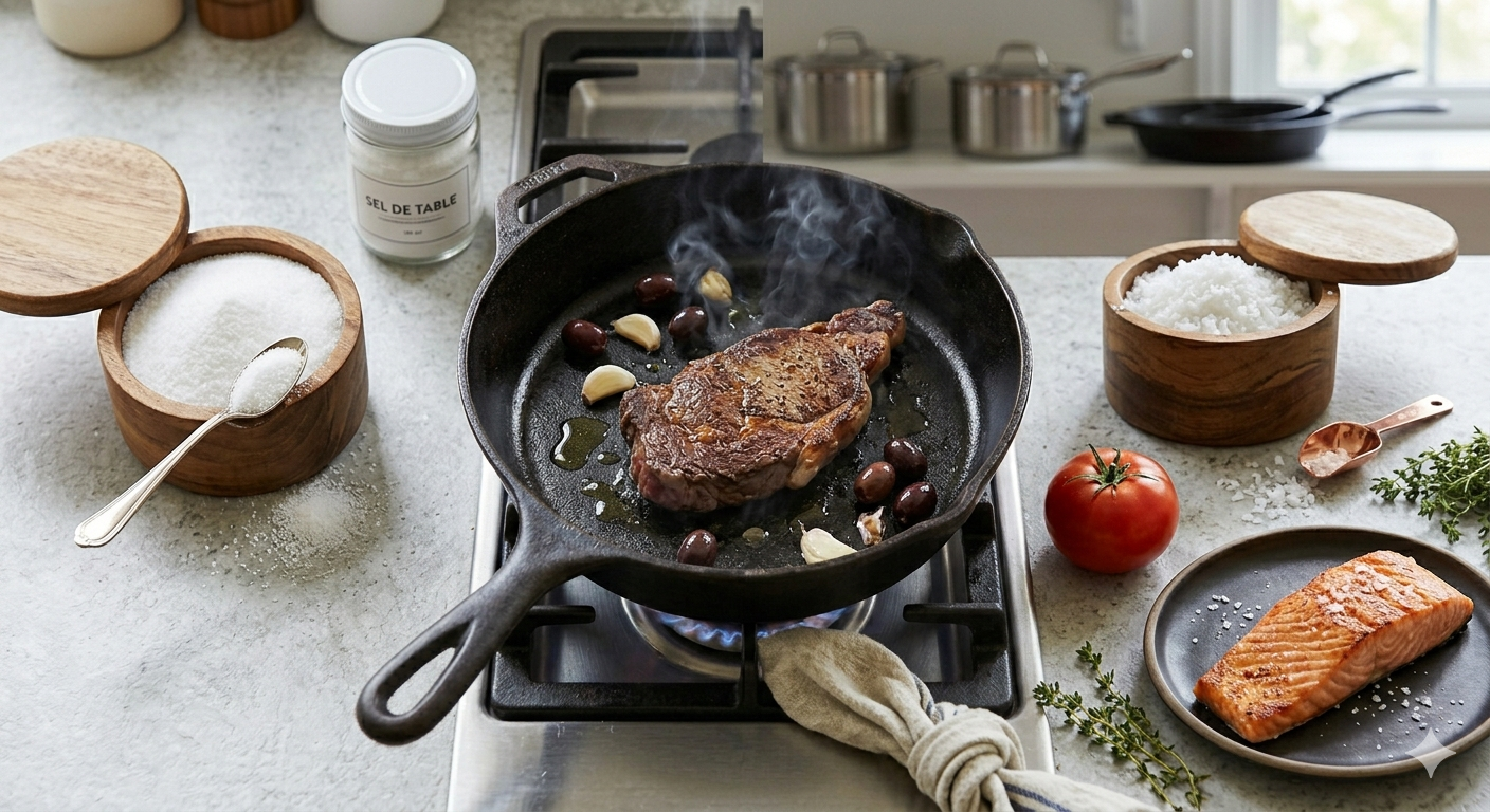 Sel fin vs Fleur de sel : quand utiliser l’un plutôt que l’autre ?