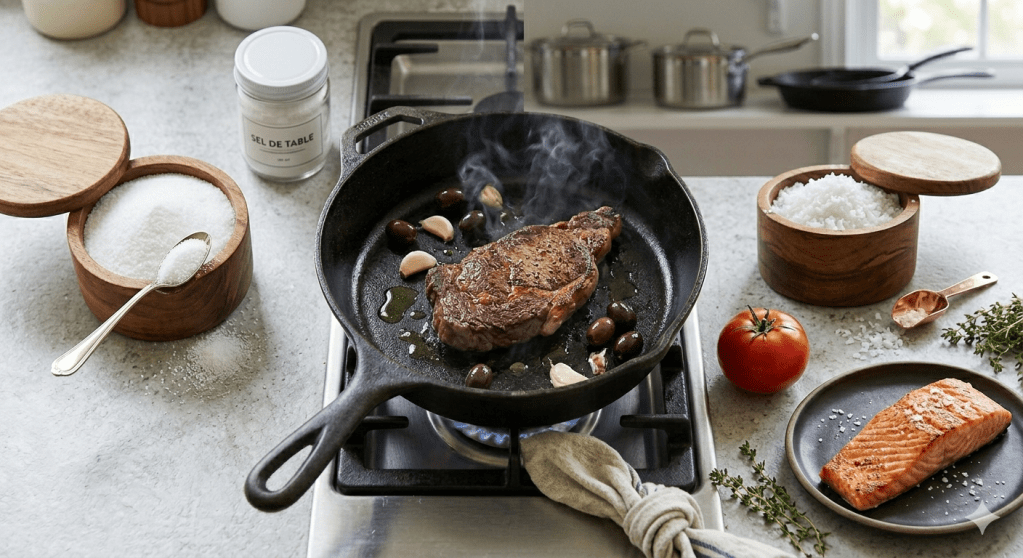 Sel fin vs Fleur de sel : quand utiliser l&rsquo;un plutôt que l&rsquo;autre&nbsp;?