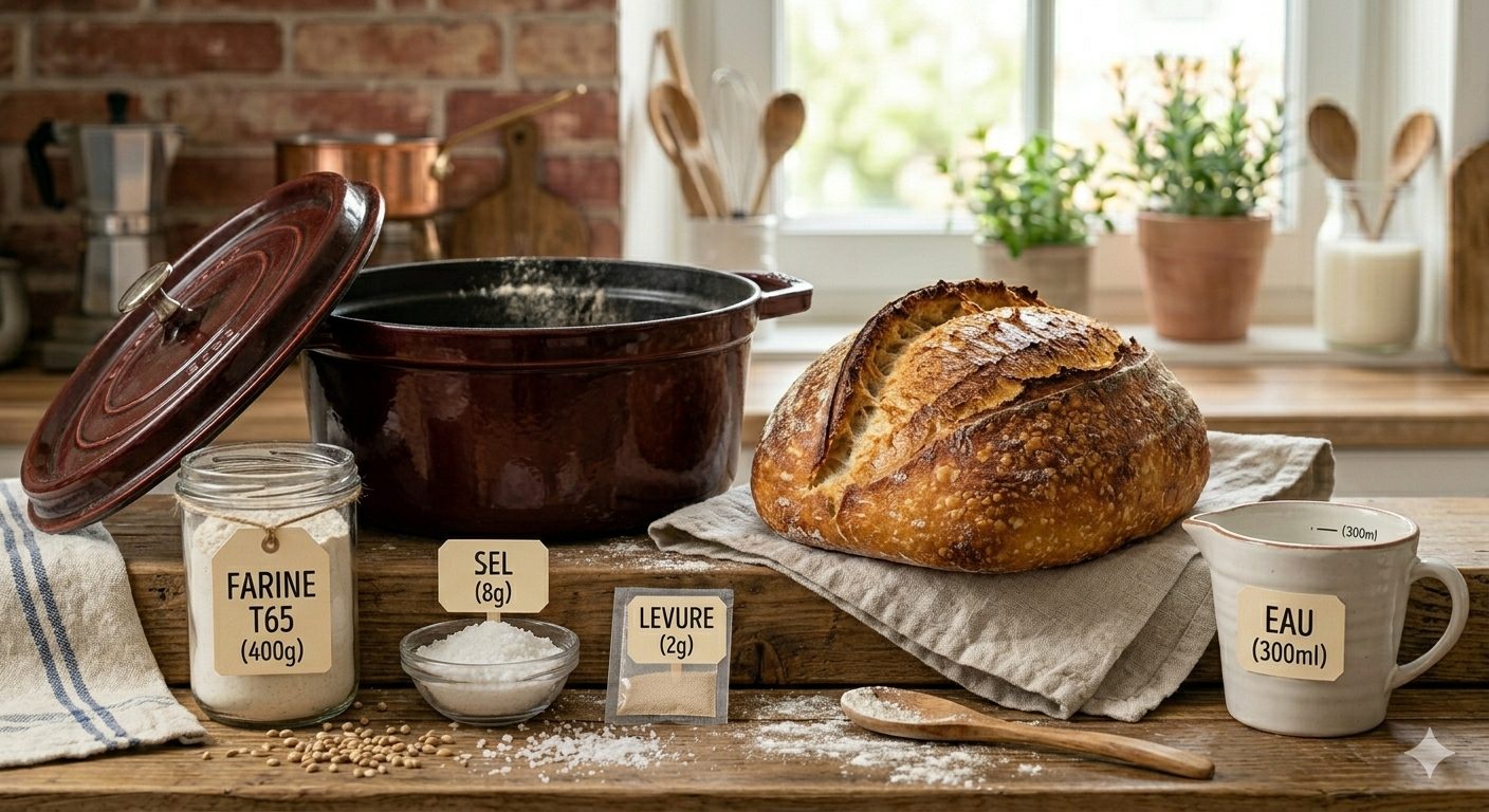 Pain maison sans machine : l&rsquo;astuce pour économiser 30€ par mois