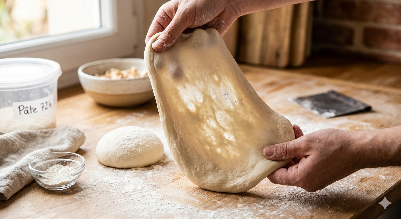 Le guide ultime de la pâte à pizza maison : le secret des 72h de fermentation