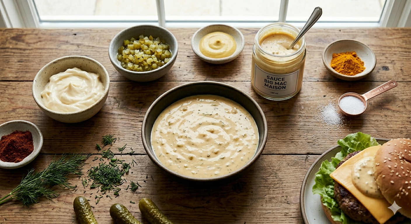 La sauce Big Mac maison : La recette secrète enfin révélée