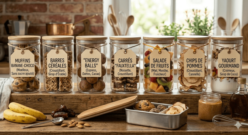 Le goûter maison sans sucre raffiné : 7 idées pour la boîte à&nbsp;lunch