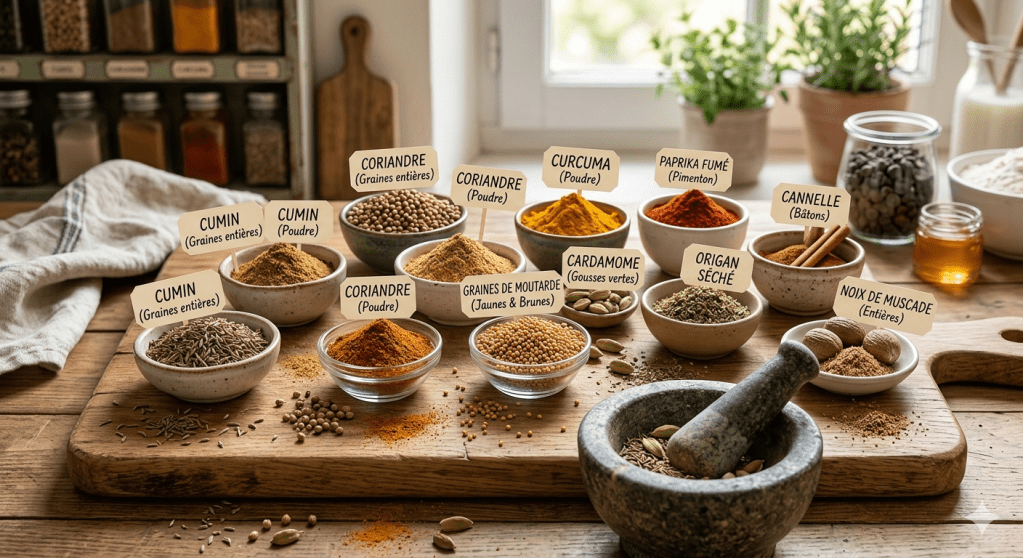 10 épices indispensables pour transformer un plat basique : le guide&nbsp;ultime
