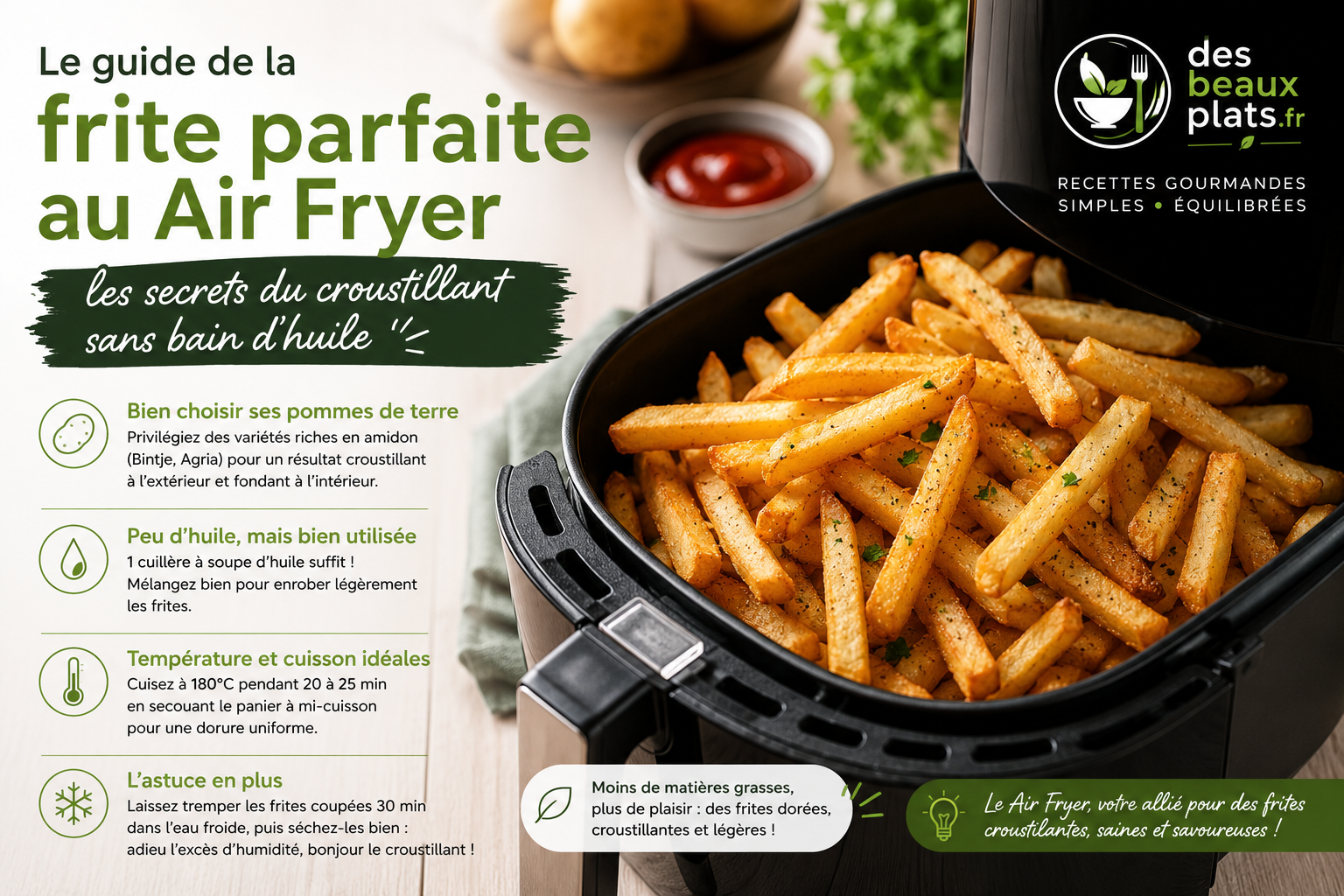 Guide de la frite parfaite au AirFryer