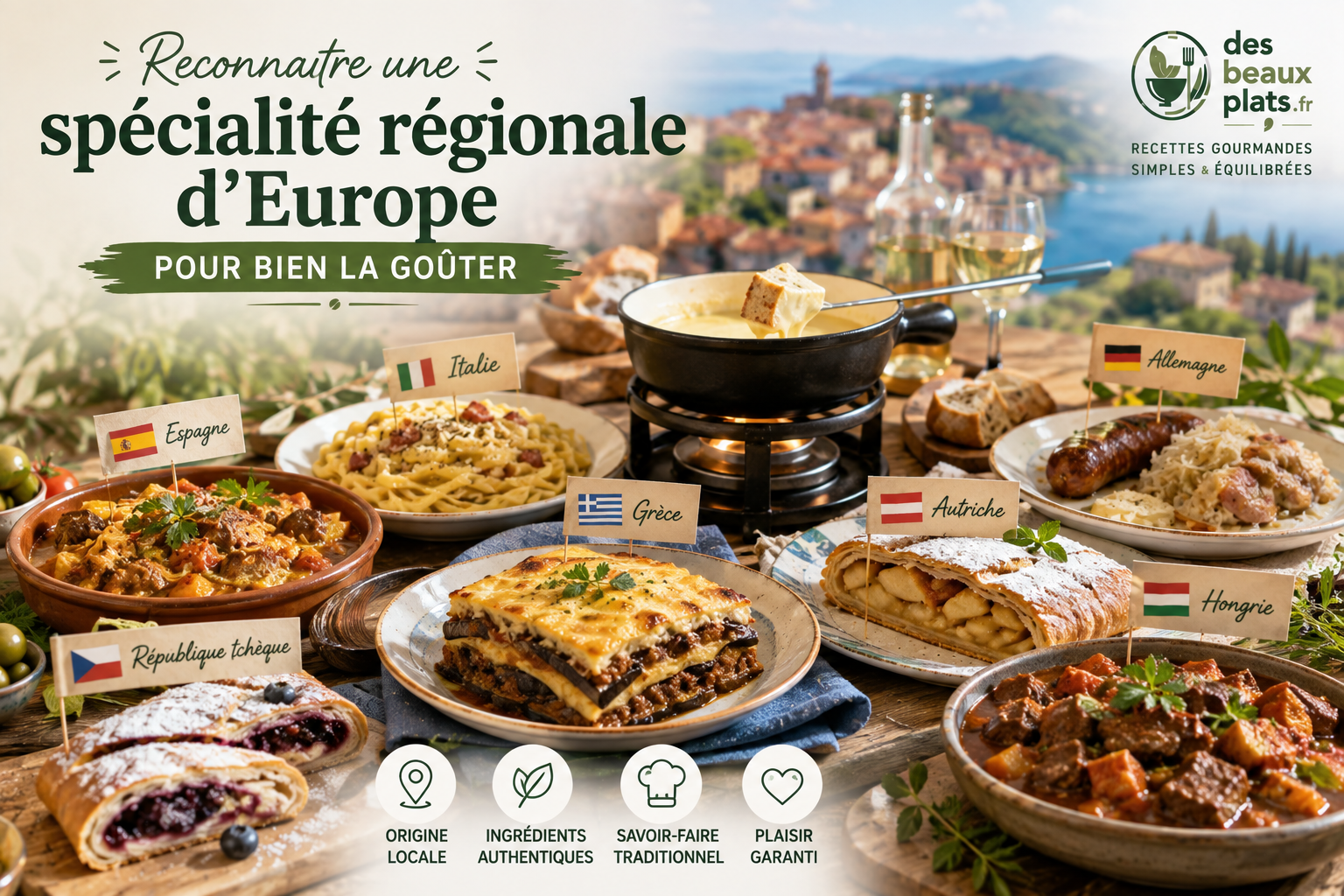 Reconnaître une spécialité régionale d’Europe pour bien la goûter